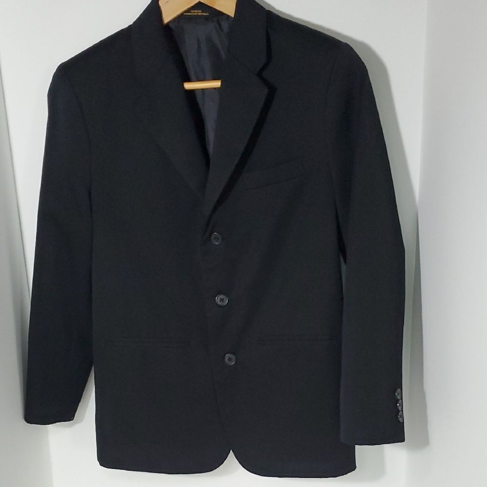 Arrow Boy's Black Sport Coat Suit Jacket Size 14